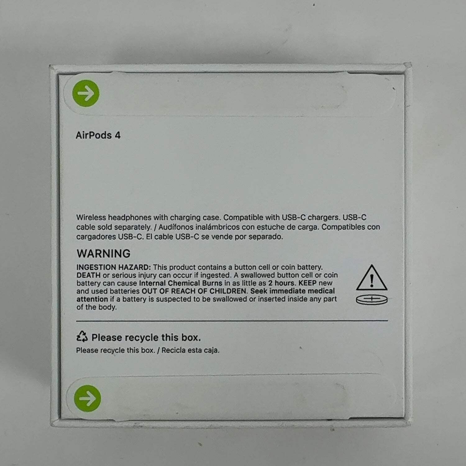 New Apple AirPods 4th Gen with Charging Case A3058 A3053 A3050 MXP63LL/A
