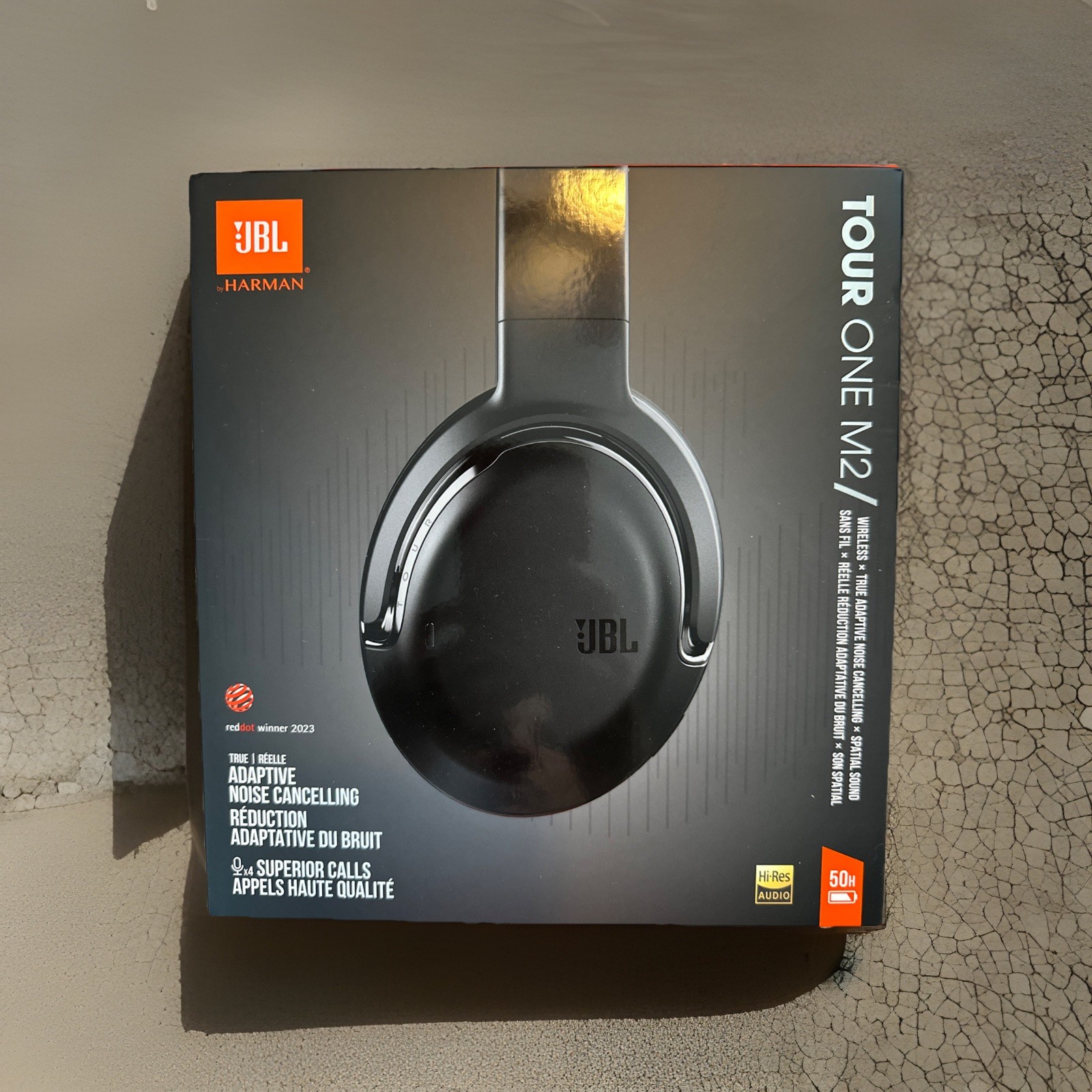 JBL Tour One M2 Wireless Over-Ear Headphones – Black