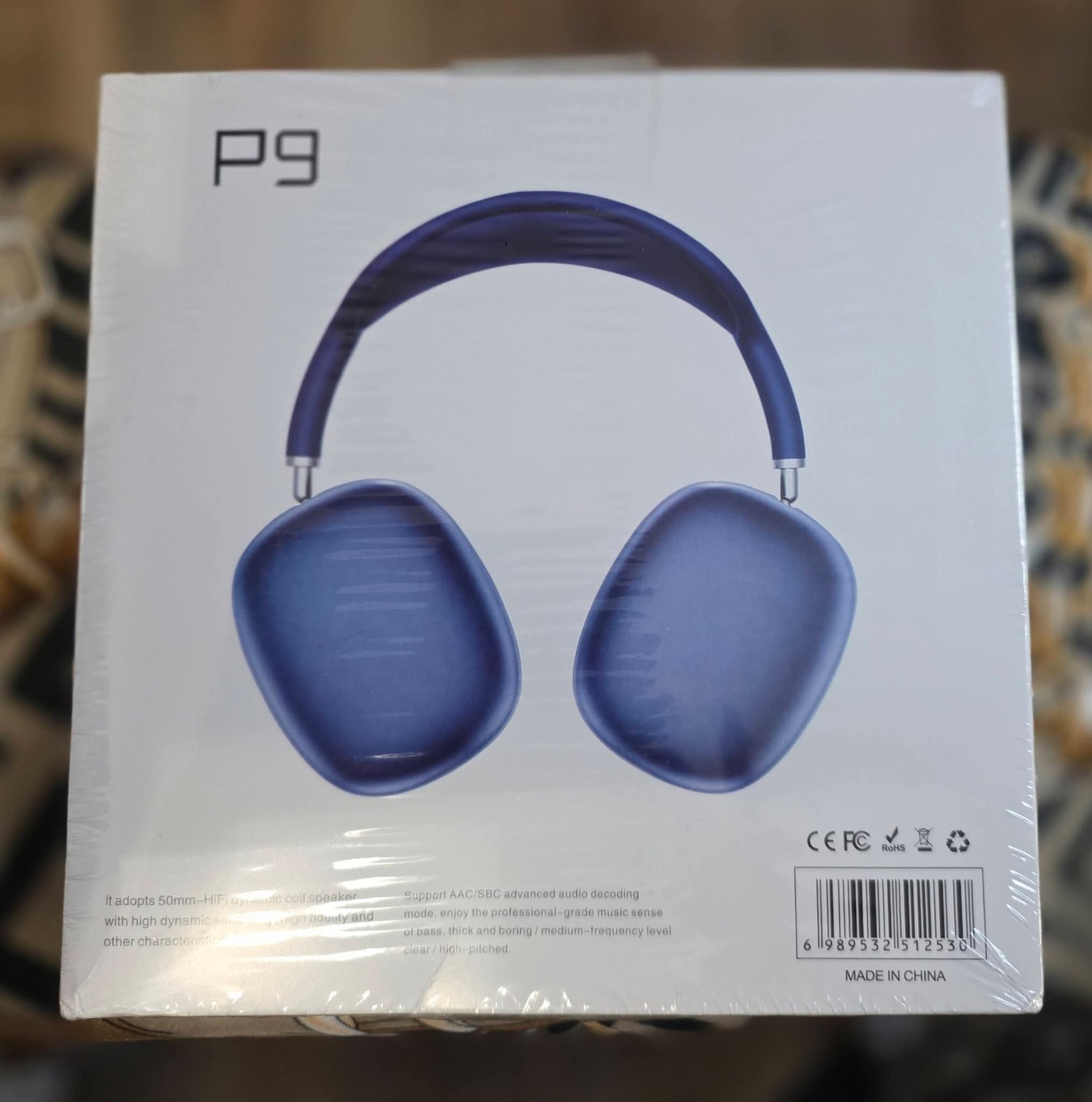 P9 Wireless Bluetooth Headphones Unbranded Basic Lightweight