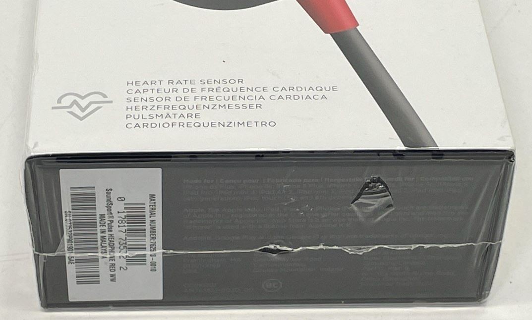 Bose SoundSport Pulse Earbuds Wireless In Ear Weather Resistant Power Red Sealed