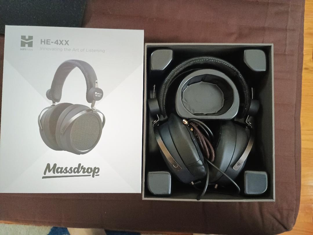 Massdrop x HIFIMAN HE4XX Planar Magnetic Headphones – Black