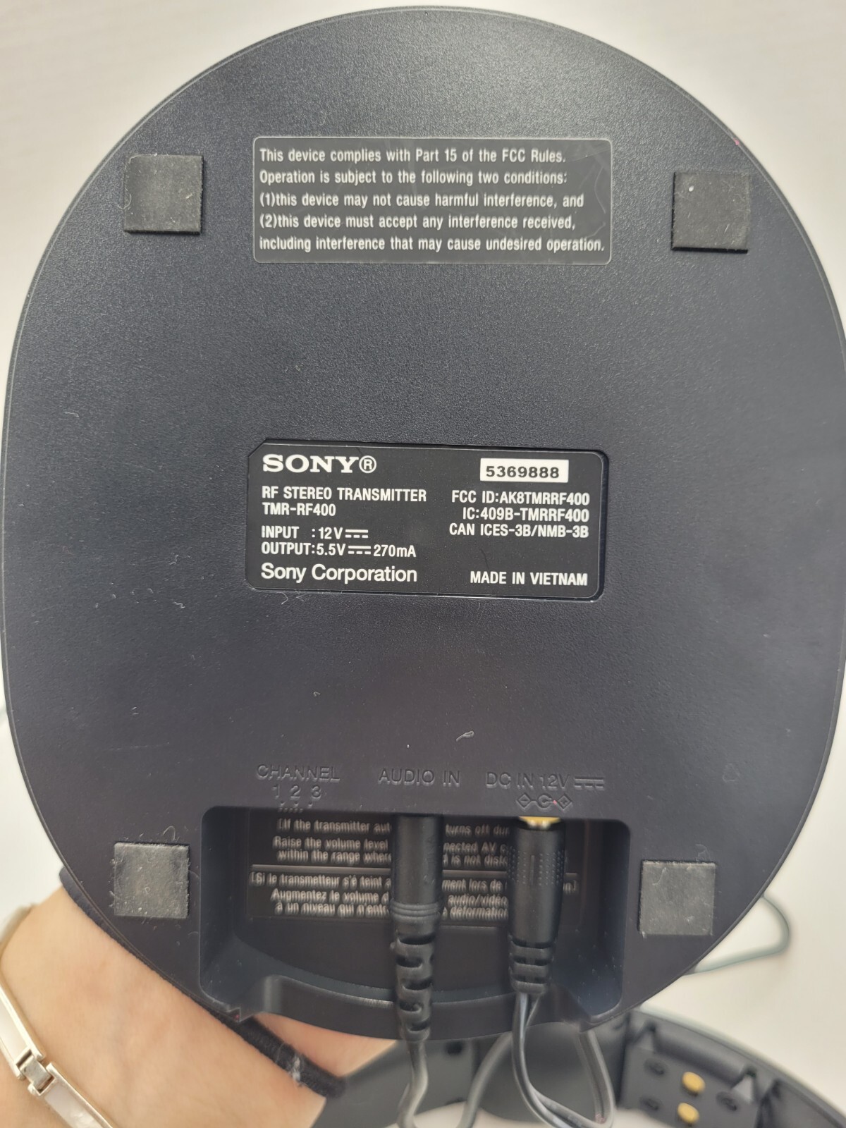 Sony RF400 Wireless Home Theater Headphones for Watching TV (TMRF400)