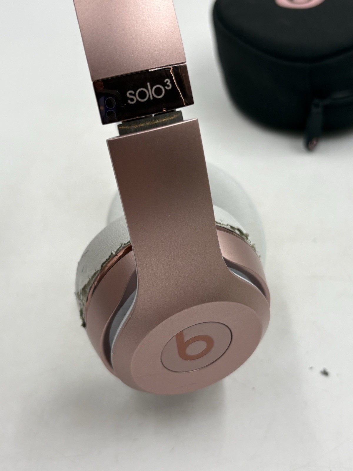 Beats Solo3 Rose Gold On-Ear Headphones Wireless Bluetooth Tested Working *READ*