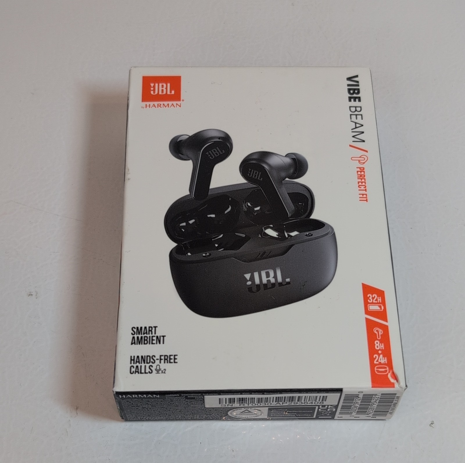 JBL Vibe Beam True Wireless Earbuds Bluetooth – Black