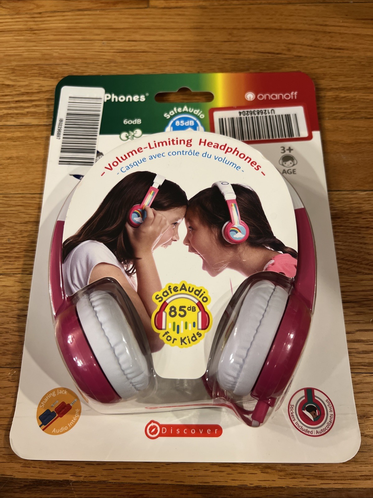 Kids Headphones Wired NEW Buddy Phones Volume Limiting – Pink