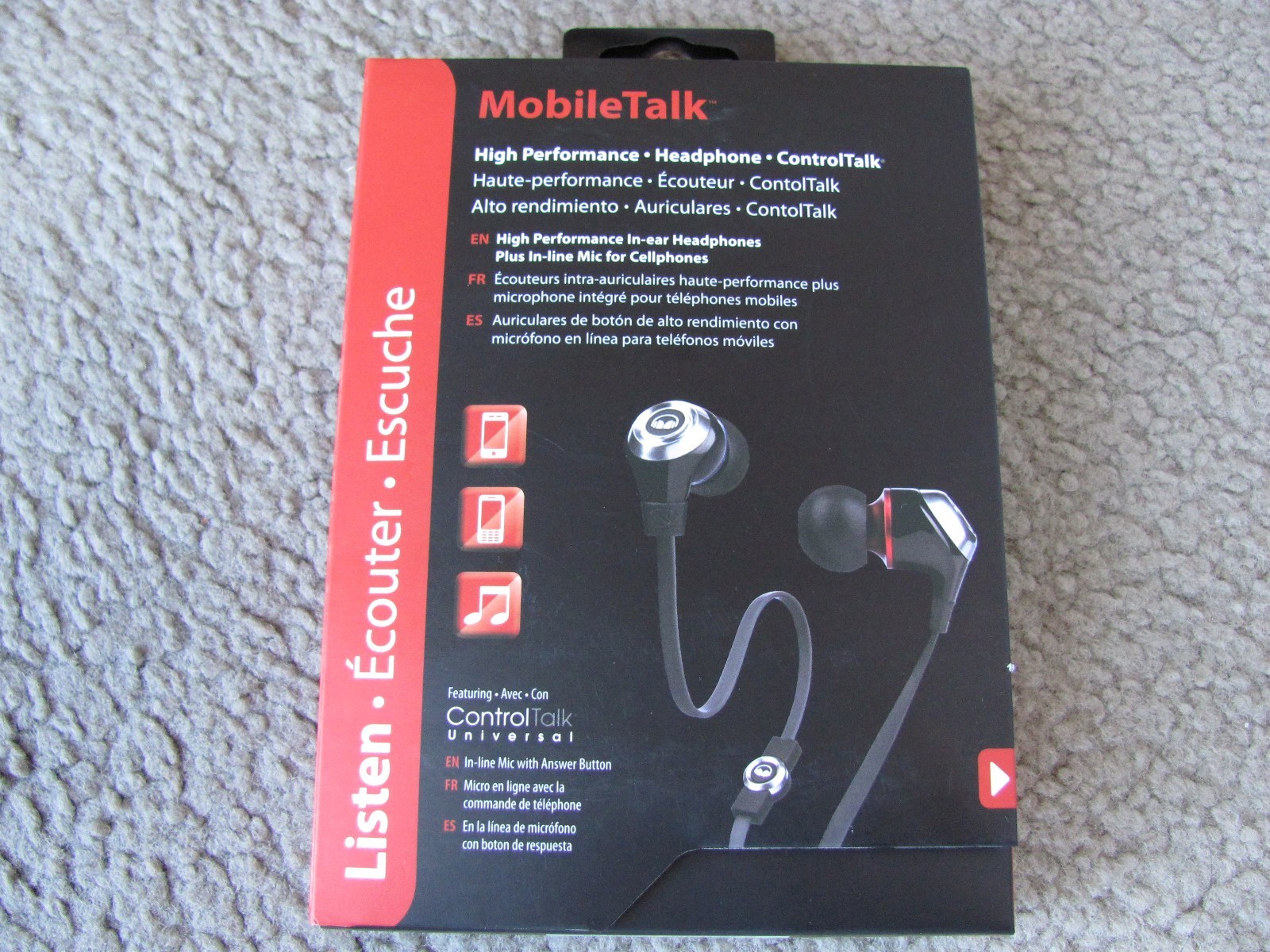 Monster Mobile MobileTalk High-Performance In-Ear Headphones with ControlTalk