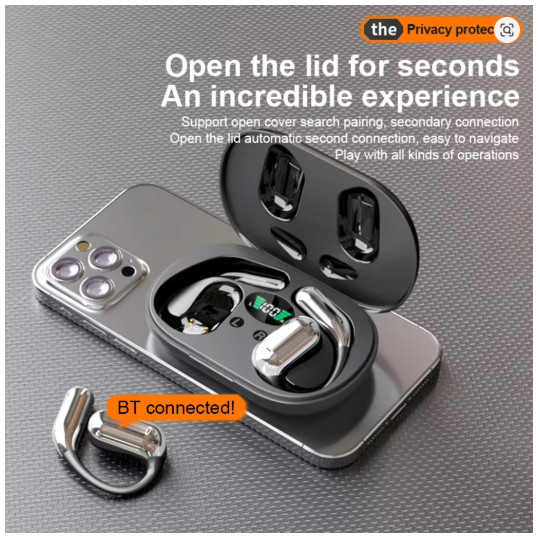 3-in-1 AI Translator Earbuds 144 Languages Bluetooth 5.3 Real Time Translation