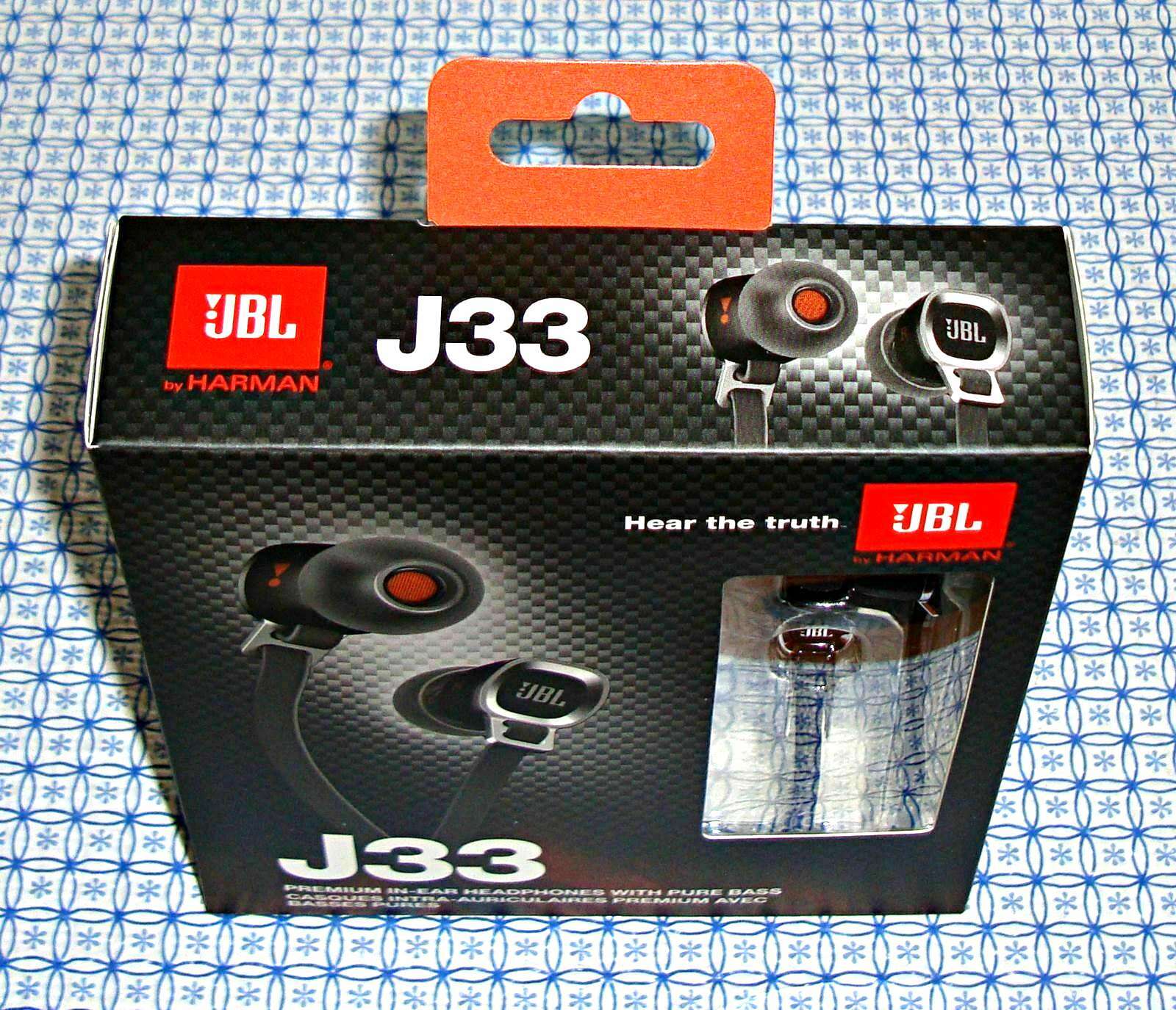 【NEW】JBL J33 PREMIUM IN-EAR HEADPHONES (BLACK)