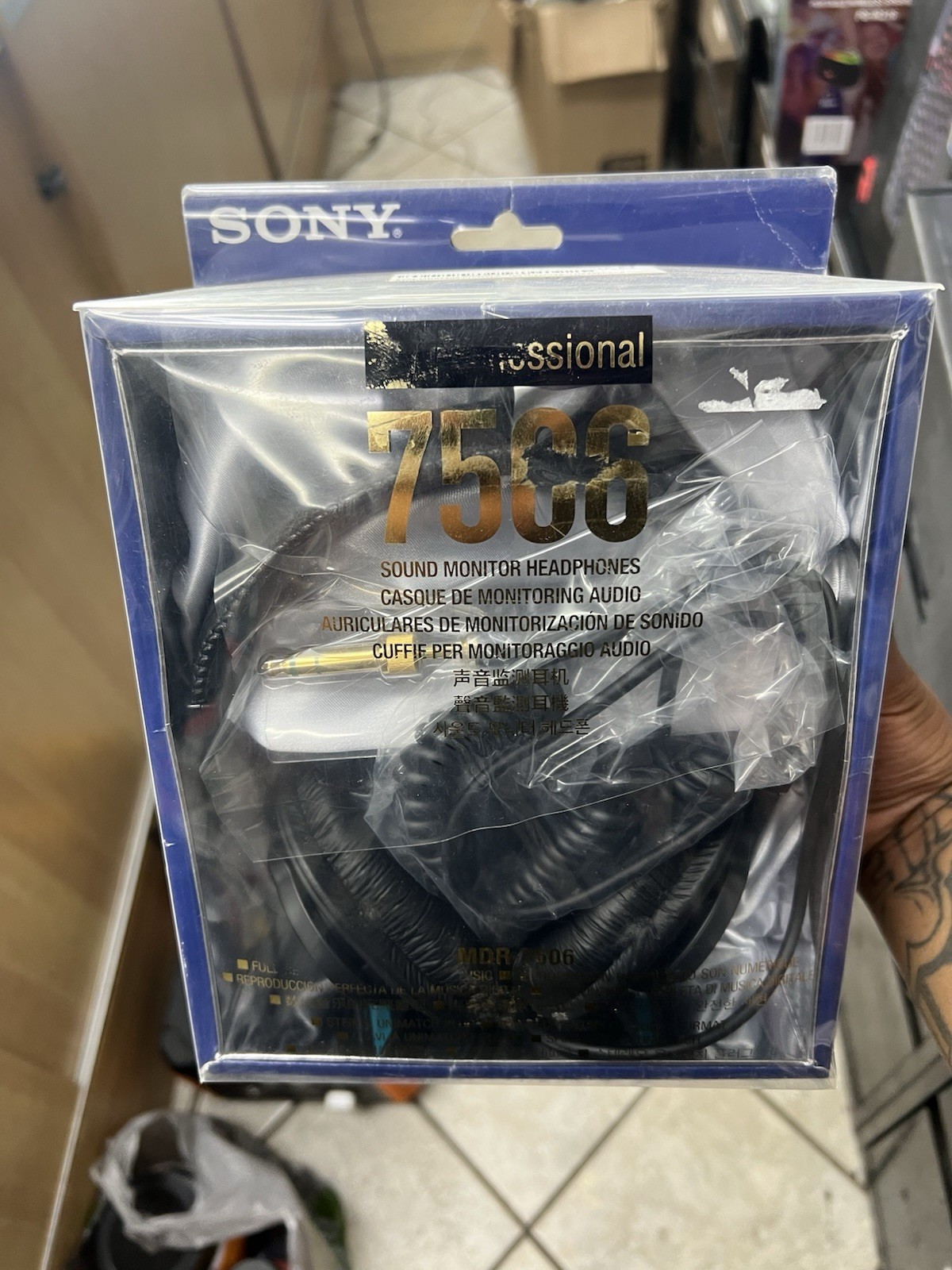 Sony Professional Mdr7506 Sound Monitor Headphones