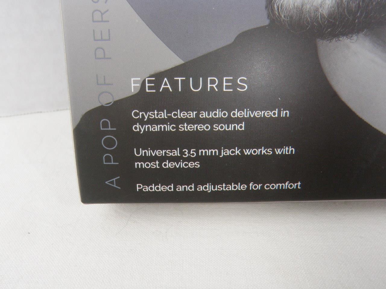 Art+Sound Pop Beat Dynamic Wired Headphones Lightweight Design 3.5mm jack