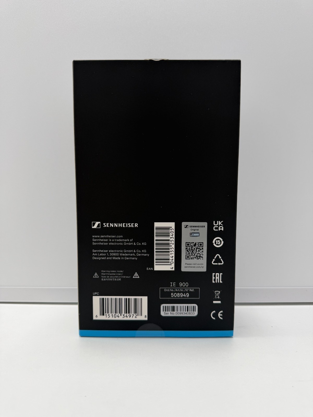 BRAND NEW SENNHEISER IE 900 AUDIOPHILE WIRED IN-EAR MONITOR HEADPHONES