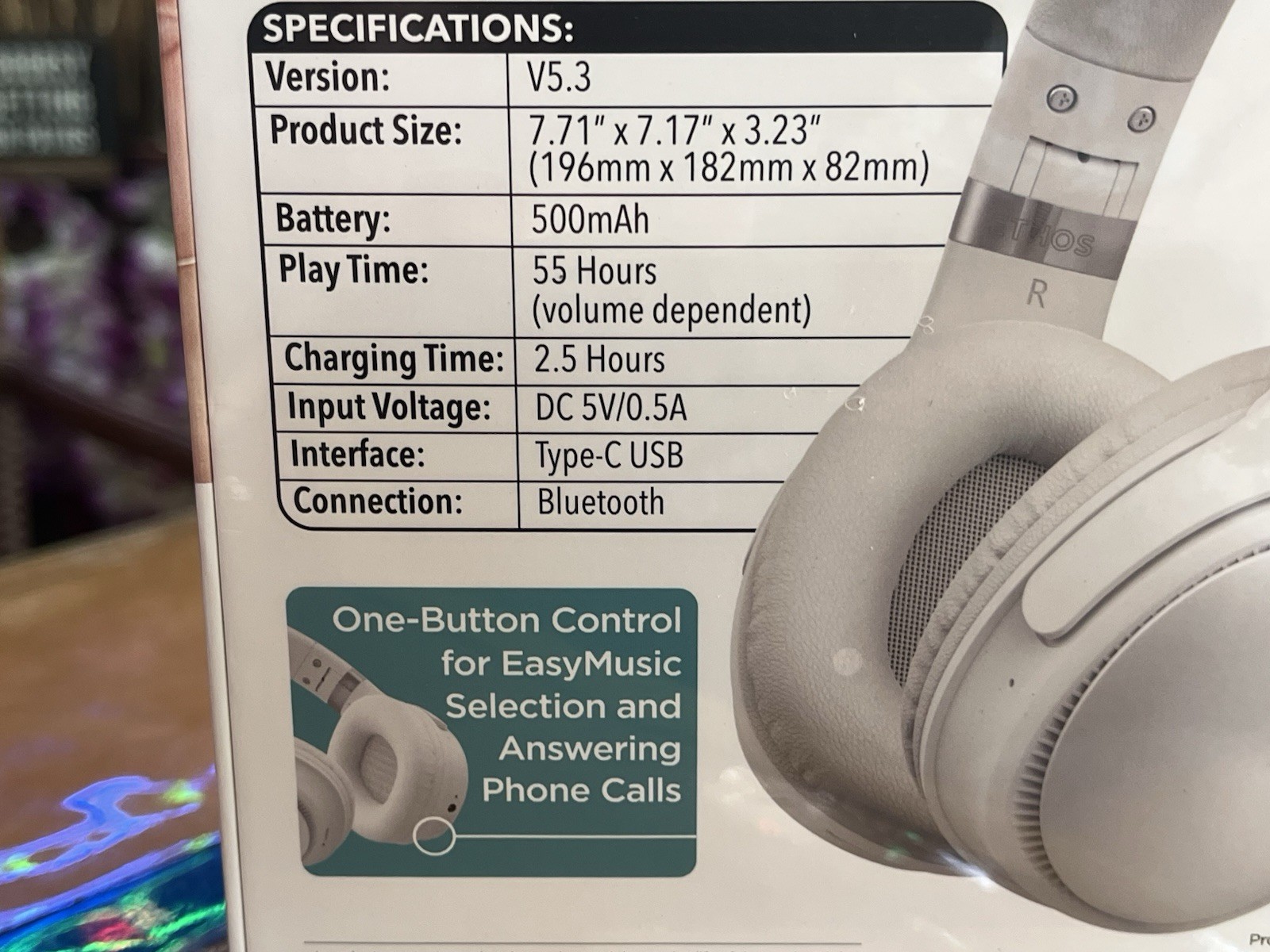 Havit Brand Wireless Headphones V 5.3 White Bluetooth New In Box