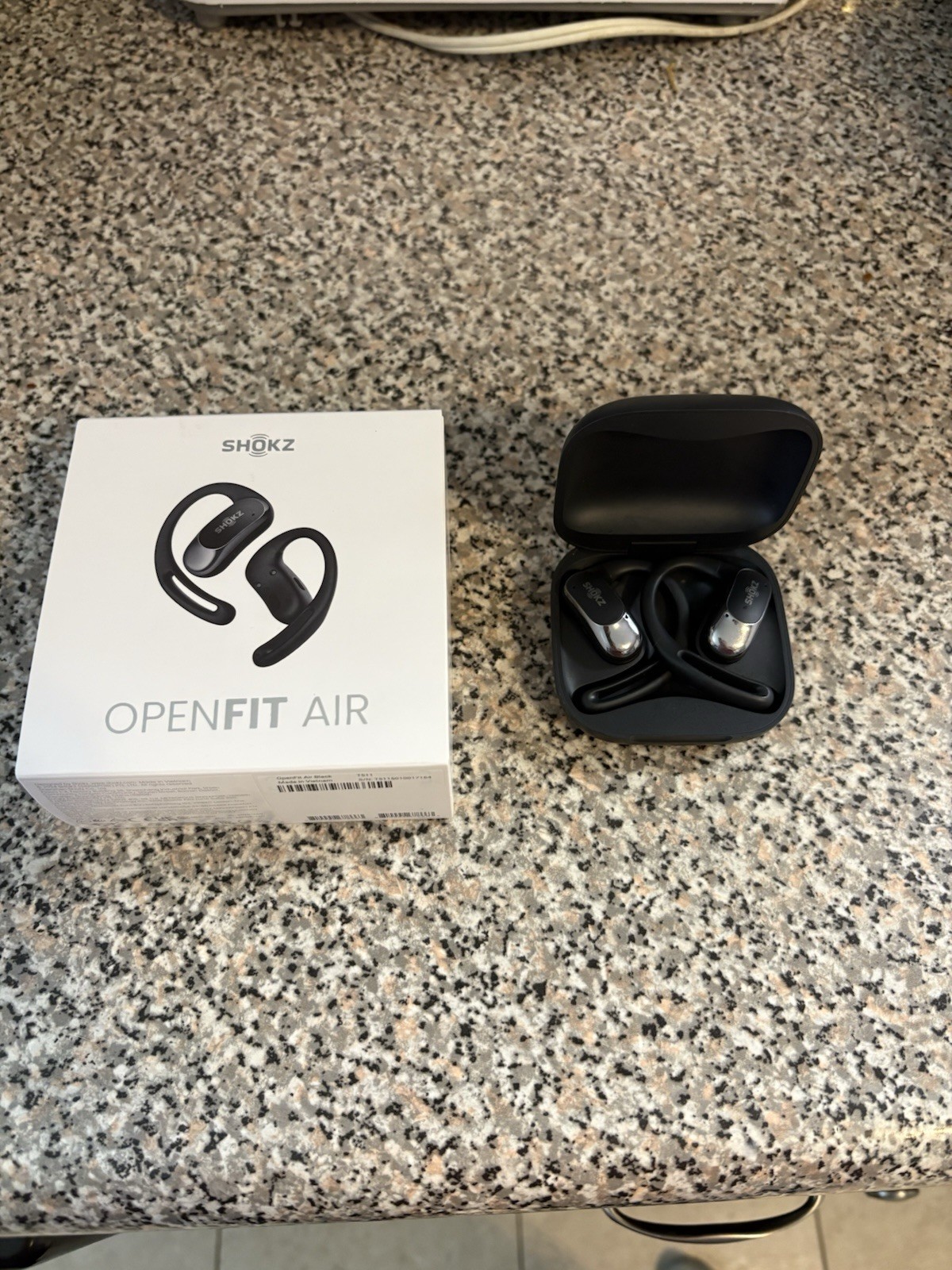 SHOKZ OpenFit Air Open-Ear True Wireless Bluetooth Headphones Black – Openbox