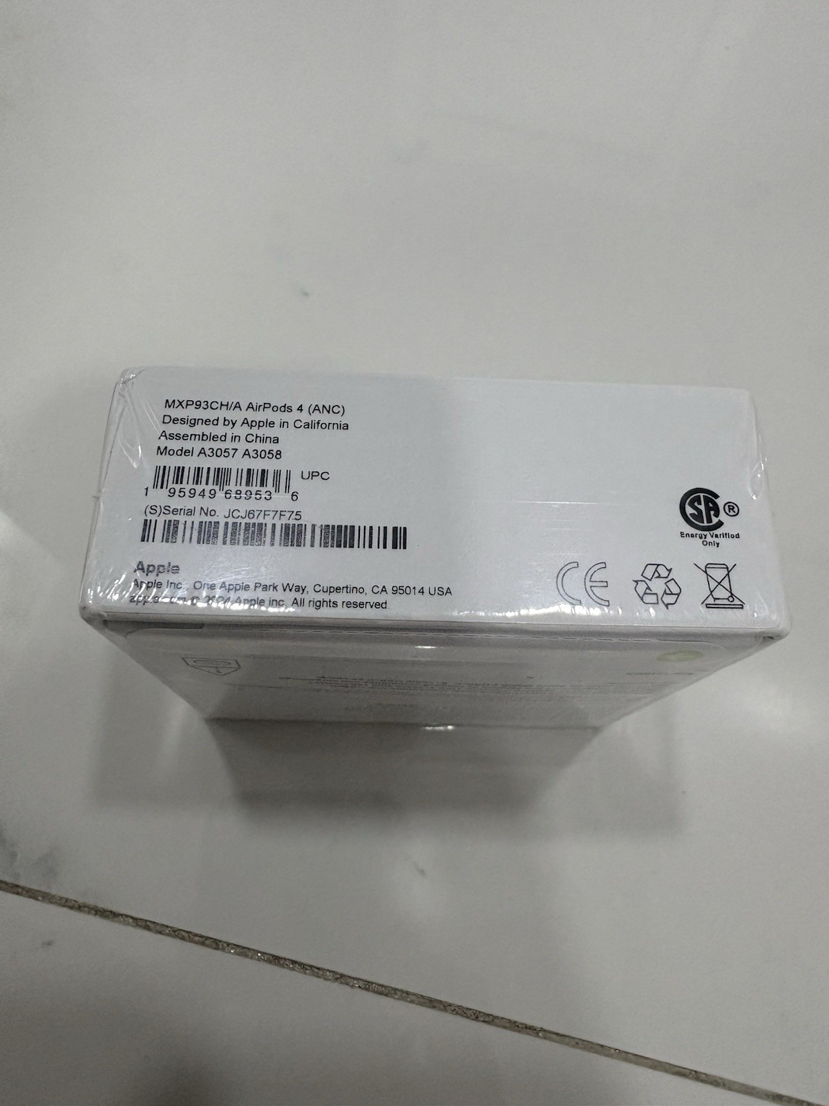 Apple AirPods 4 Active Noise Cancellation (ANC) Wireless Bluetooth USB-C White