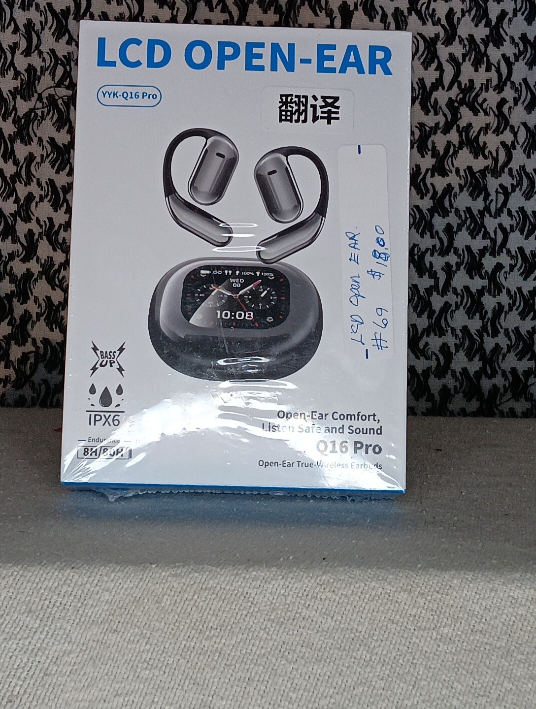YYK-Q16 Pro LCD Open-Ear True-Wireless Earbuds