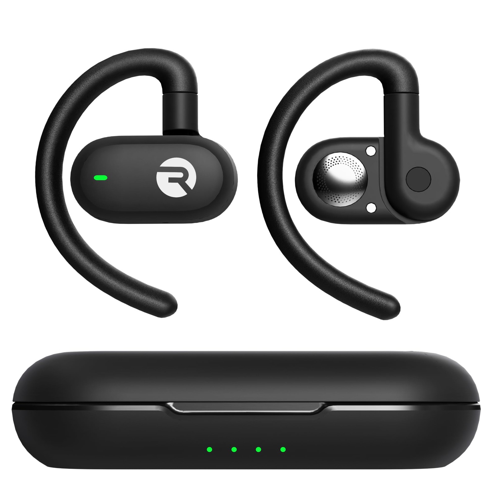Fitness Open Ear Earbuds – Open Ear Headphones, Earbuds Wireless Bluetooth, R…