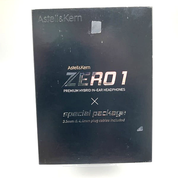 Astell&Kern AK ZERO1 Special Package Hybrid IEM 3.5mm 4.4mm Box Used