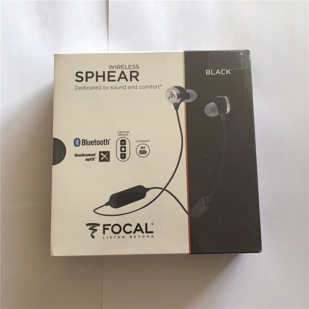 Focal Sphear Wireless In-Ear Headphones with Three-Button Remote and Microphone