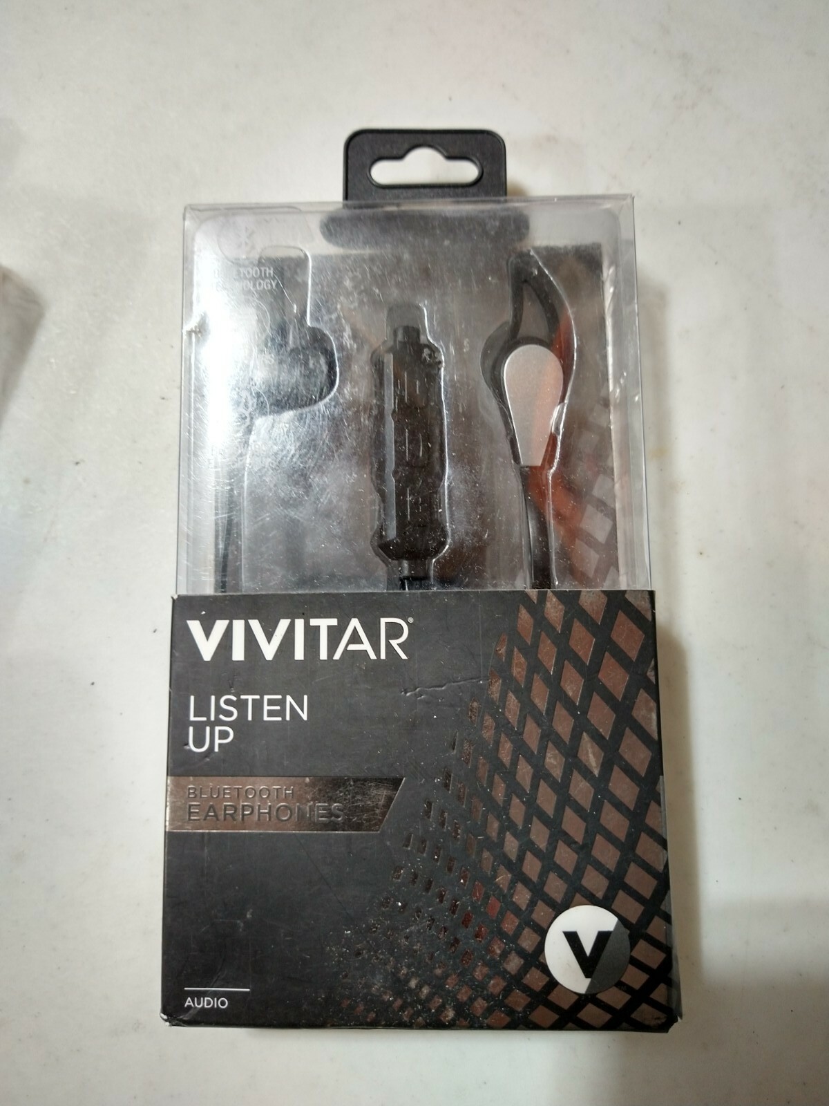 VIVITAR LISTEN UP BLUETOOTH EARPHONES WIRELESS ANSWER CALLS SMARTPHONES TABLETS