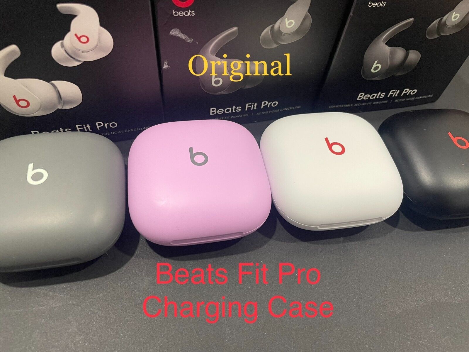 Original Beats Fit Pro Wireless Charging Case Replacement by Apple – Very Good
