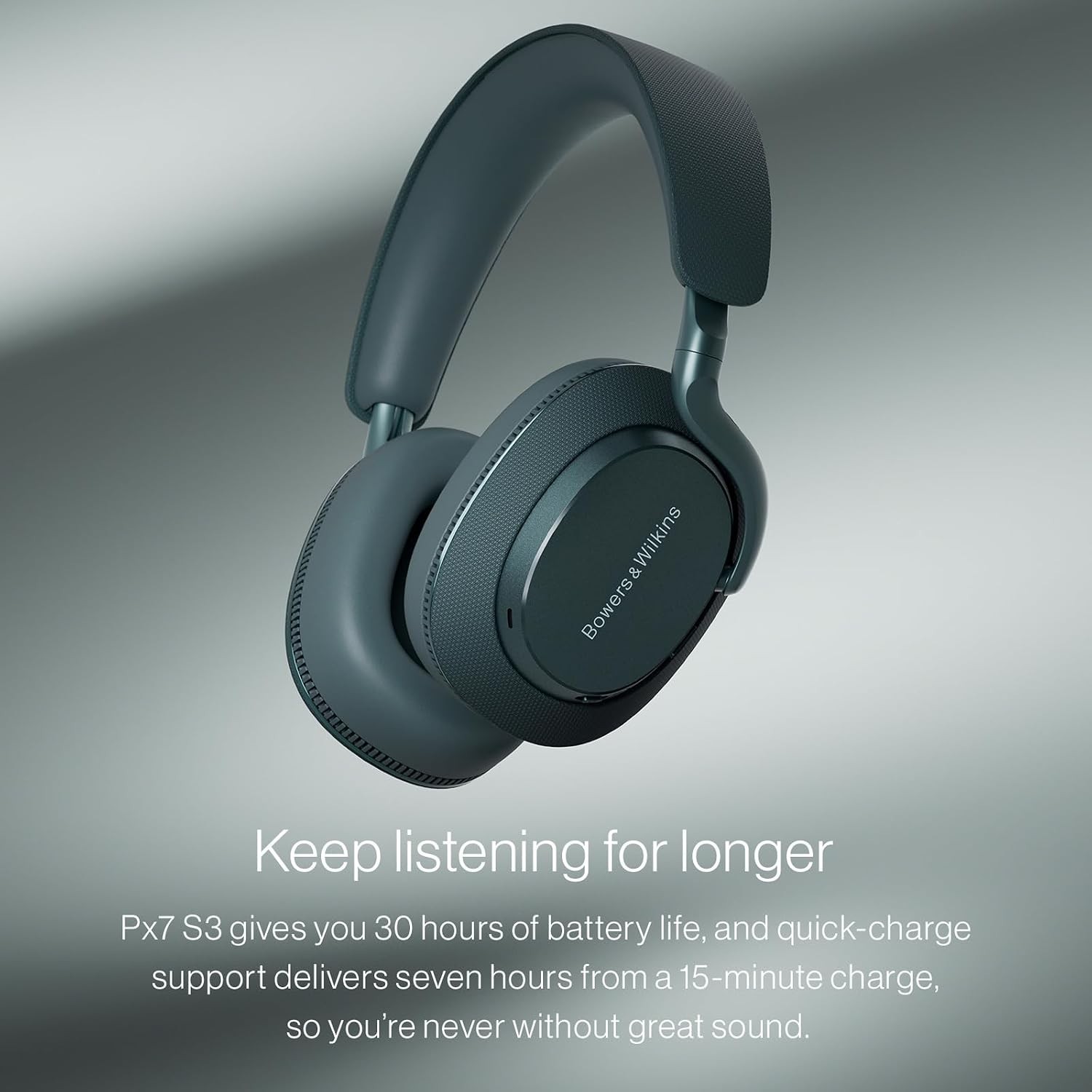 Bowers & Wilkins Px7 S3 White/Silver Wireless Bluetooth Over-Ear Headphones