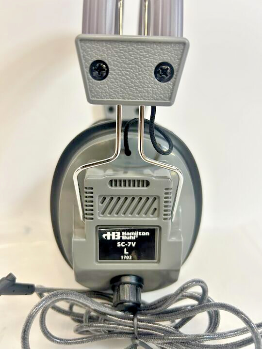 Hamilton Buhl SC-7V SchoolMate Deluxe Stereo Headphones Lot of 5