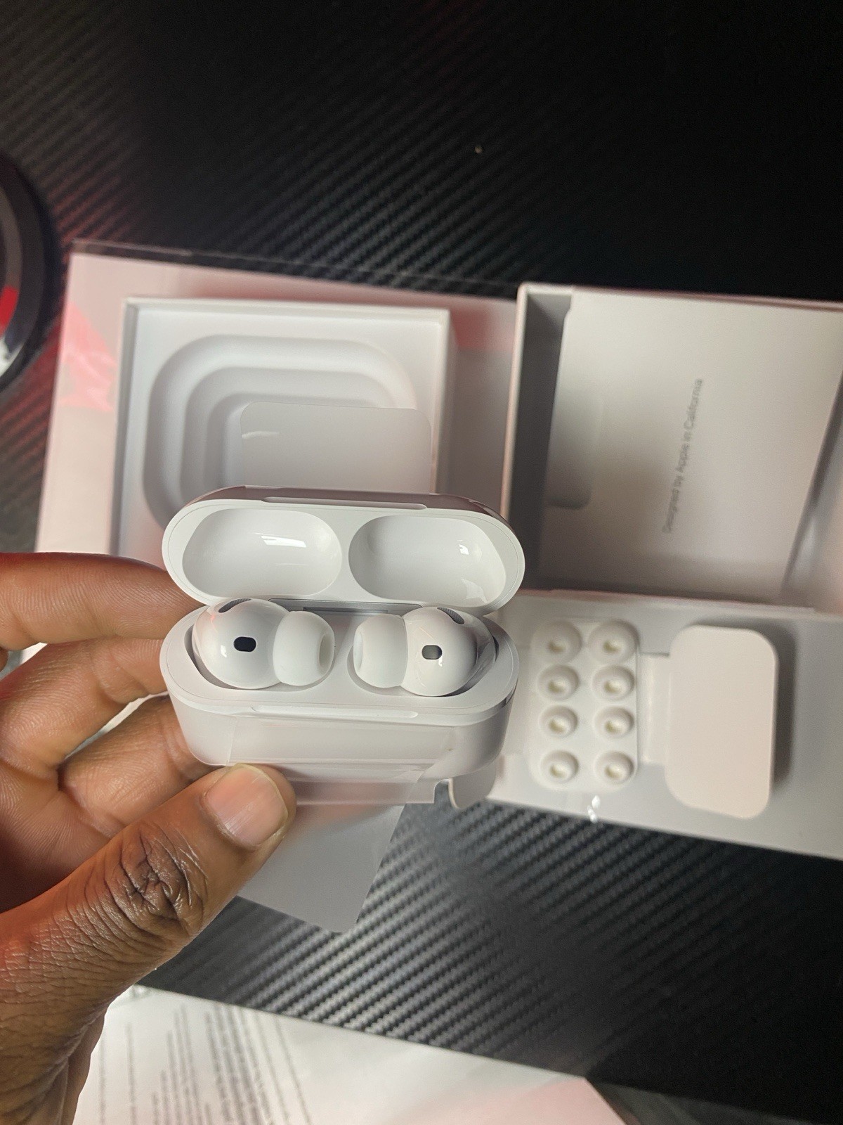 Apple AirPods Pro White In-Ear Bluetooth Earbuds w/ Charging Case, Mic