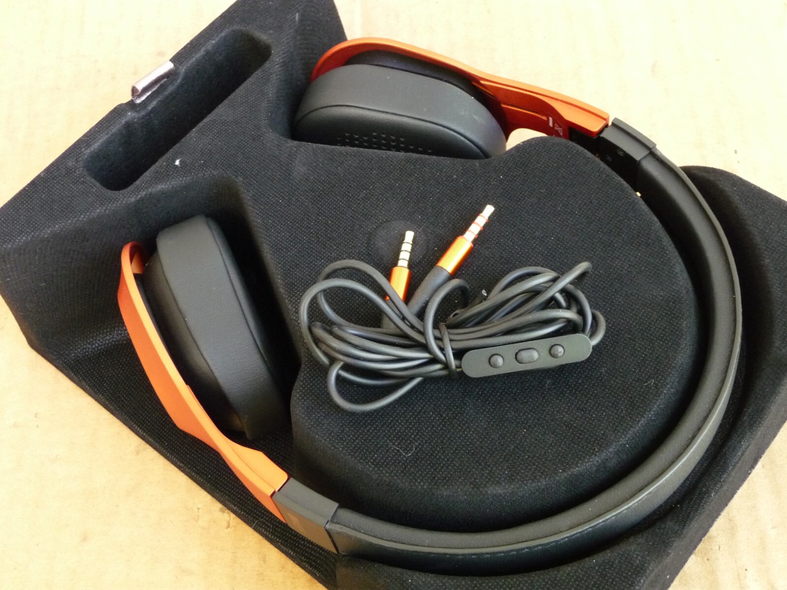 KEF M400 On-Ear Hi-Fi Headphones Orange