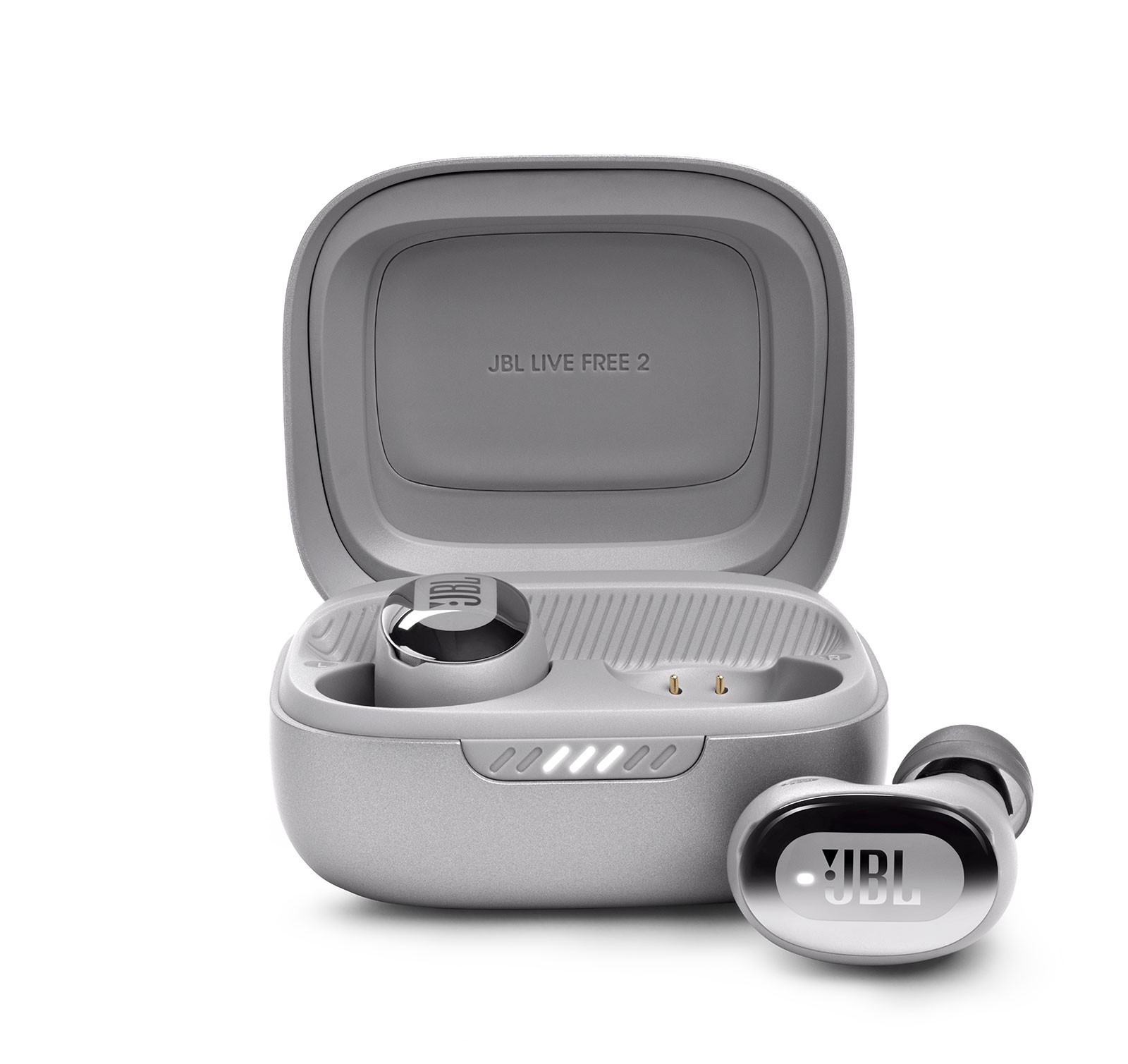 JBL Live Free 2 TWS Silver True Wireless Bluetooth Headphones