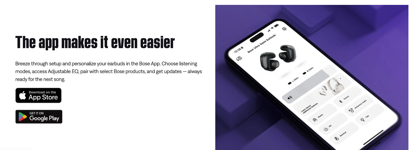 bose quietcomfort ultra earbuds in Navy Blue. New in Box
