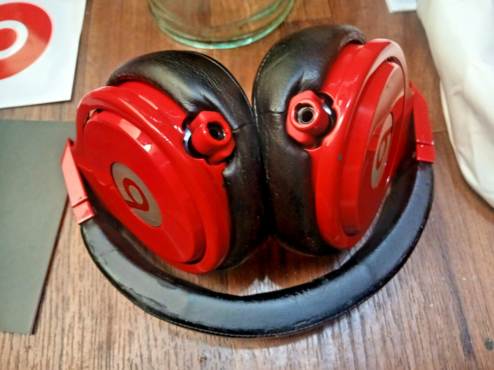 Discontinued Beats Pro by Dr. Dre ” Lil Wayne Red ” Studio Headphones (Rare)