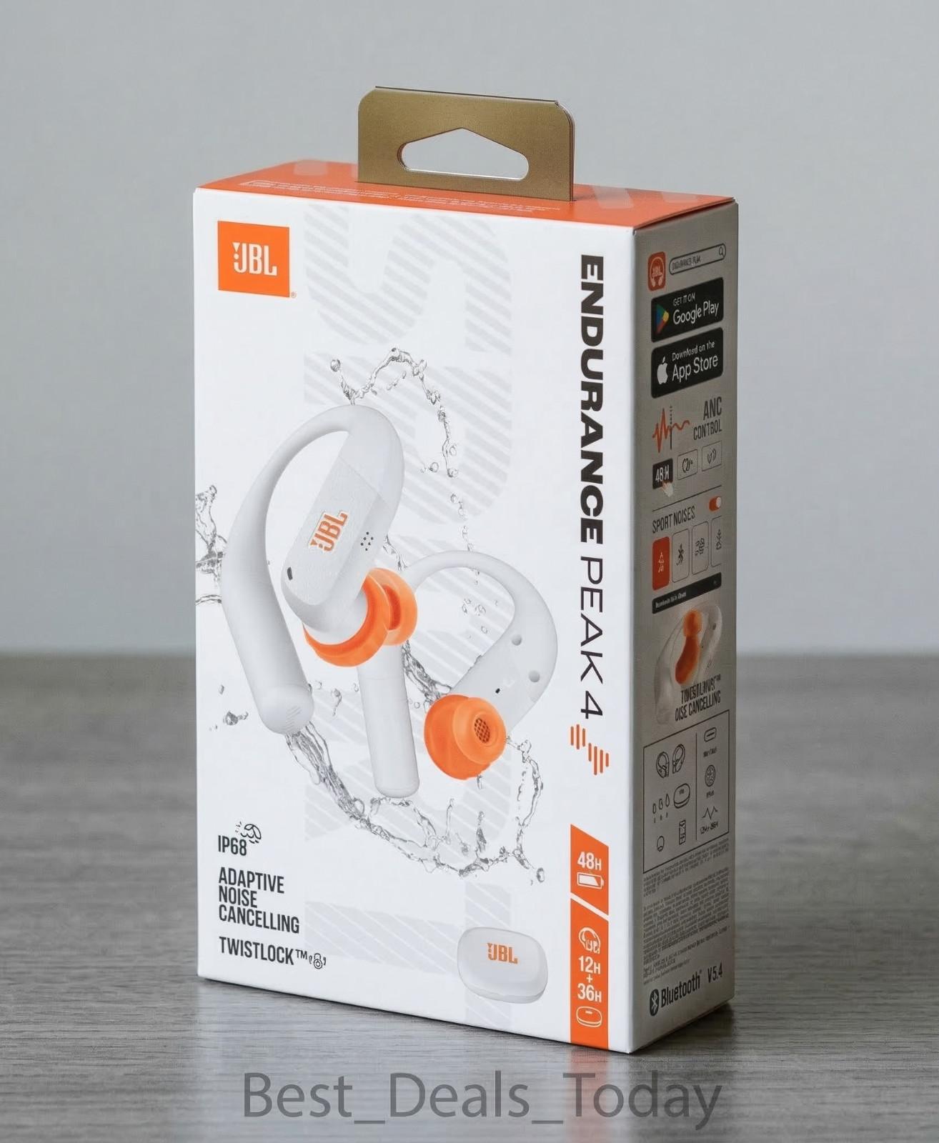 JBL Endurance Peak 4 True Wireless Sport Earbuds ANC Bluetooth Waterproof Peak4