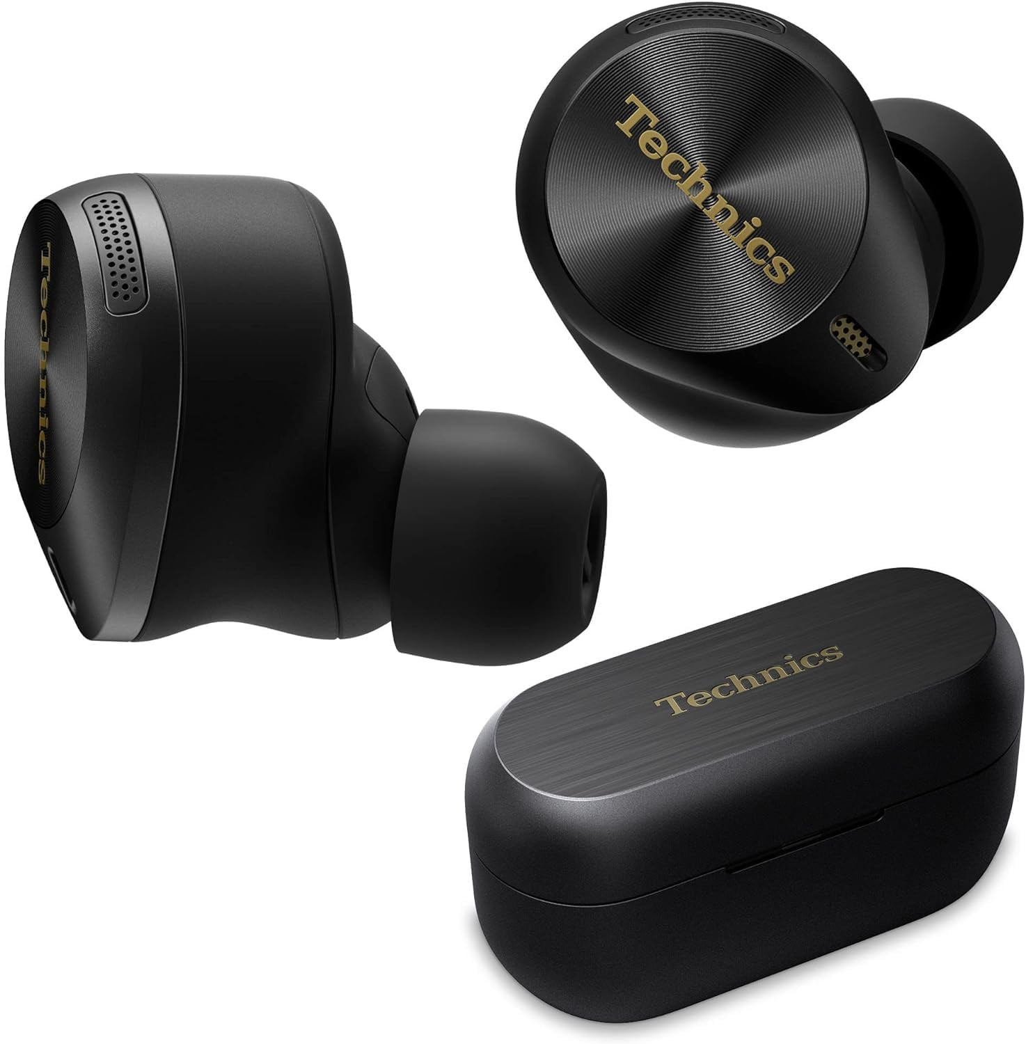 Technics AZ80 Noise-Canceling True Wireless In-Ear Headphones Hi-Res ( Black )
