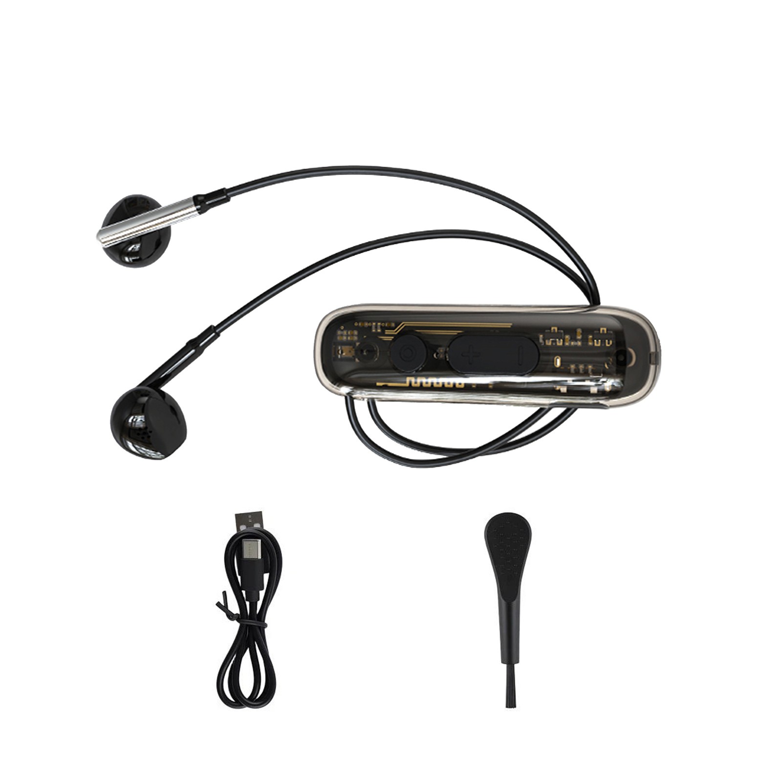 48dB Rechargeable Voice Amplifier Bluetooth 5.4 8 Volume 20H Clip For Seniors