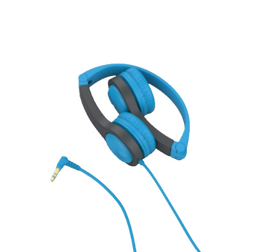 JLab JBuddies 2ND GEN Kids Headphones Volume Safe All-day Comfort BLUE/GRAY B35