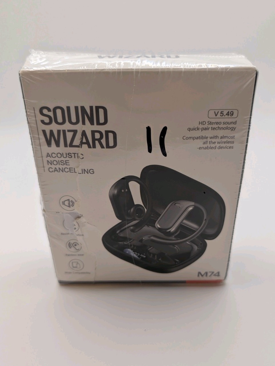 Sound Wizard M74 ANC In Ear Wireless Headphones – Ai Translator iOS Android