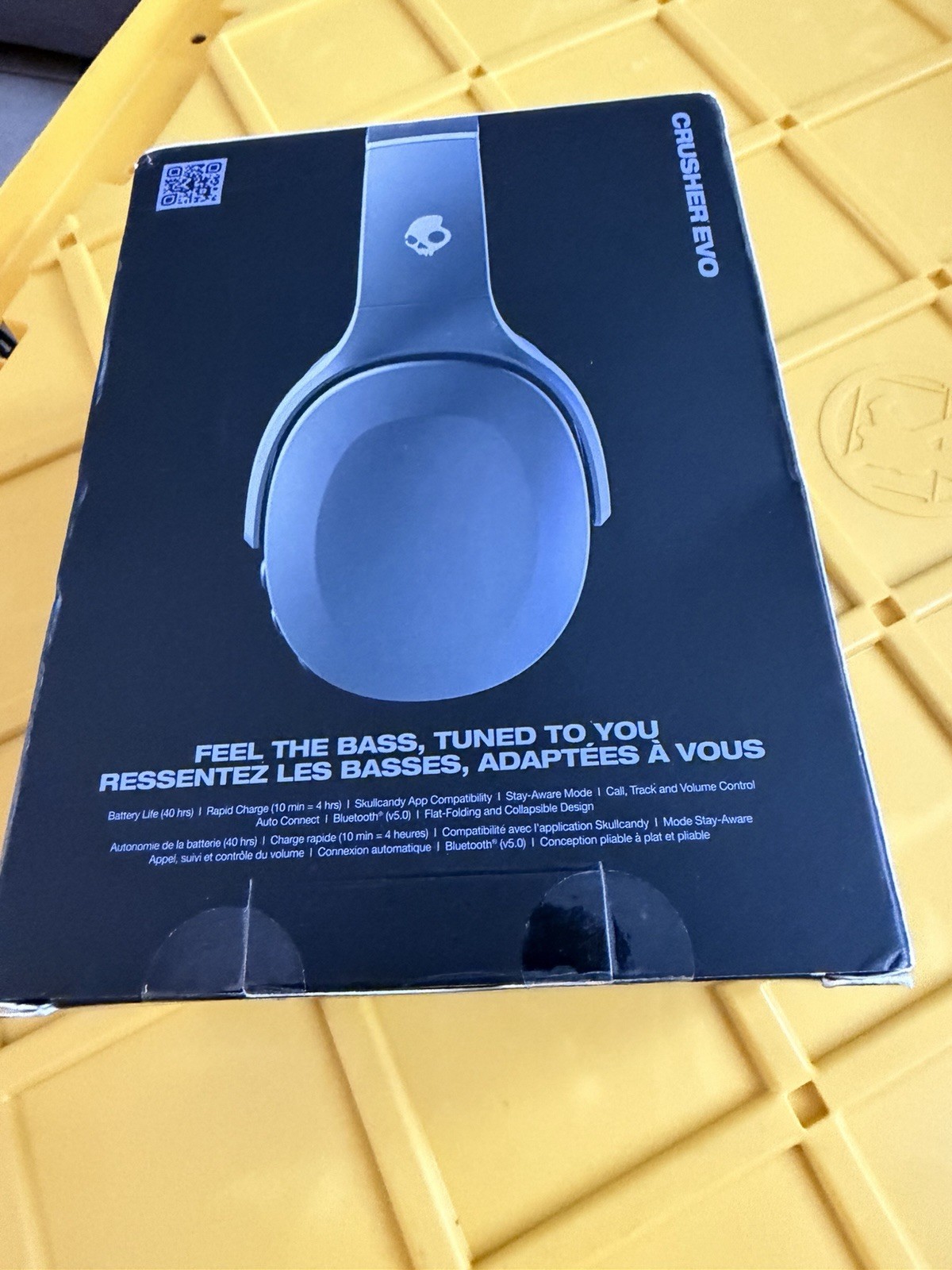 Skullcandy Crusher Evo headphones, bluetooth- RARE “Chill Gray” color!