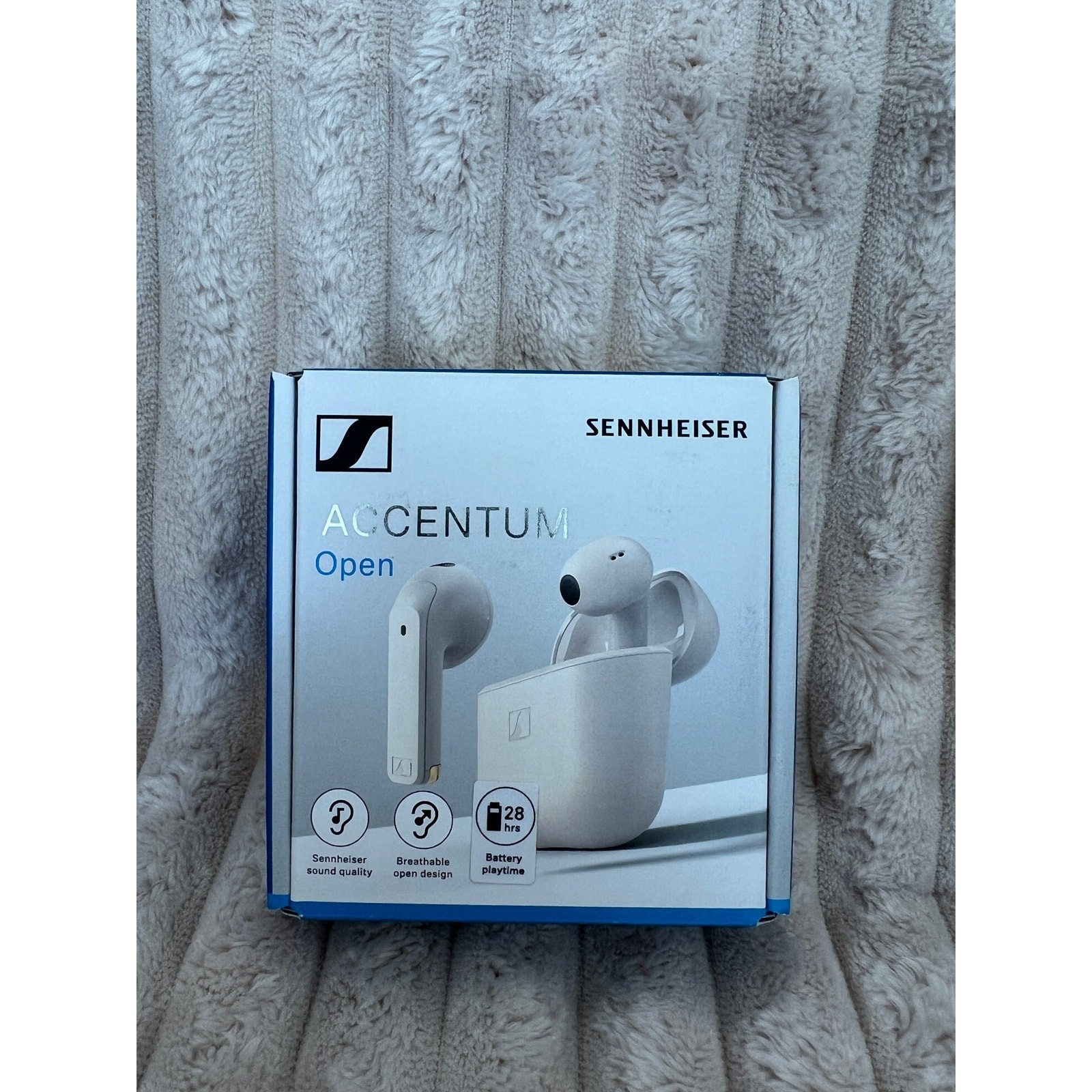 Sennheiser ACCENTUM Open Wireless Earbuds NEW sealed box white