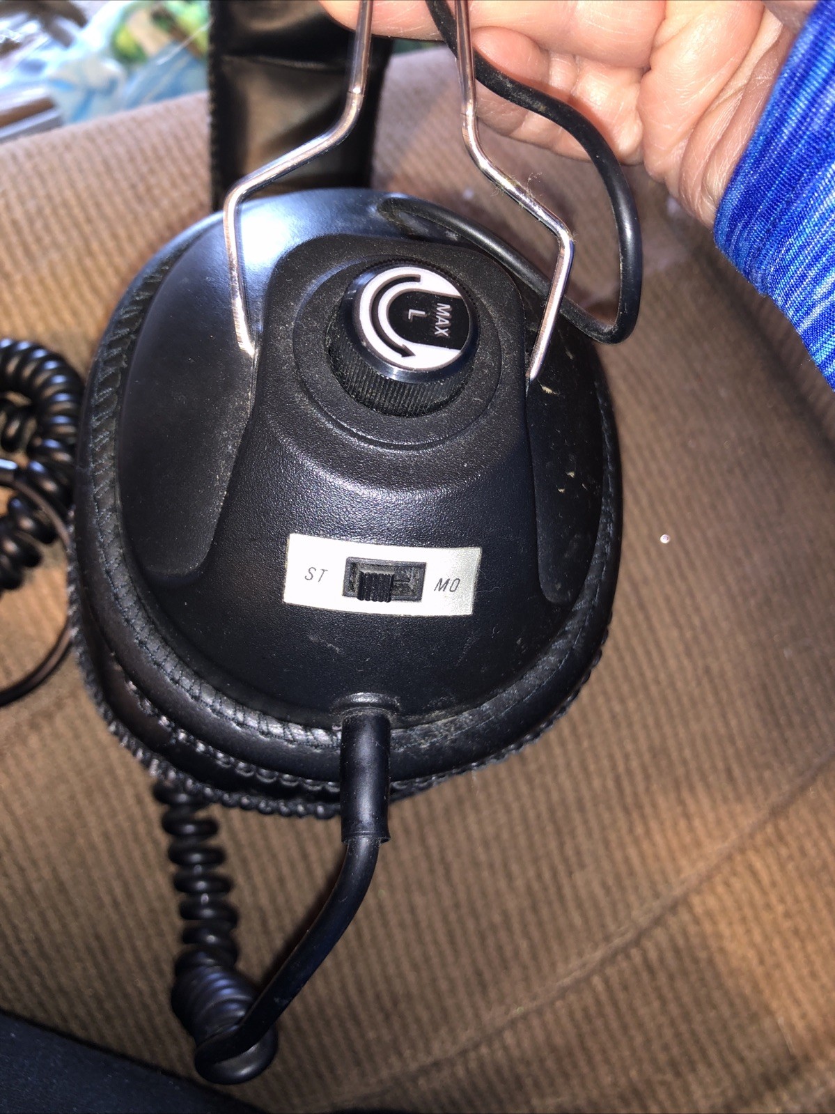 VINTAGE CALRAD STEREO HEADPHONES Model 15-135B VG Condition for Metal Detector ?