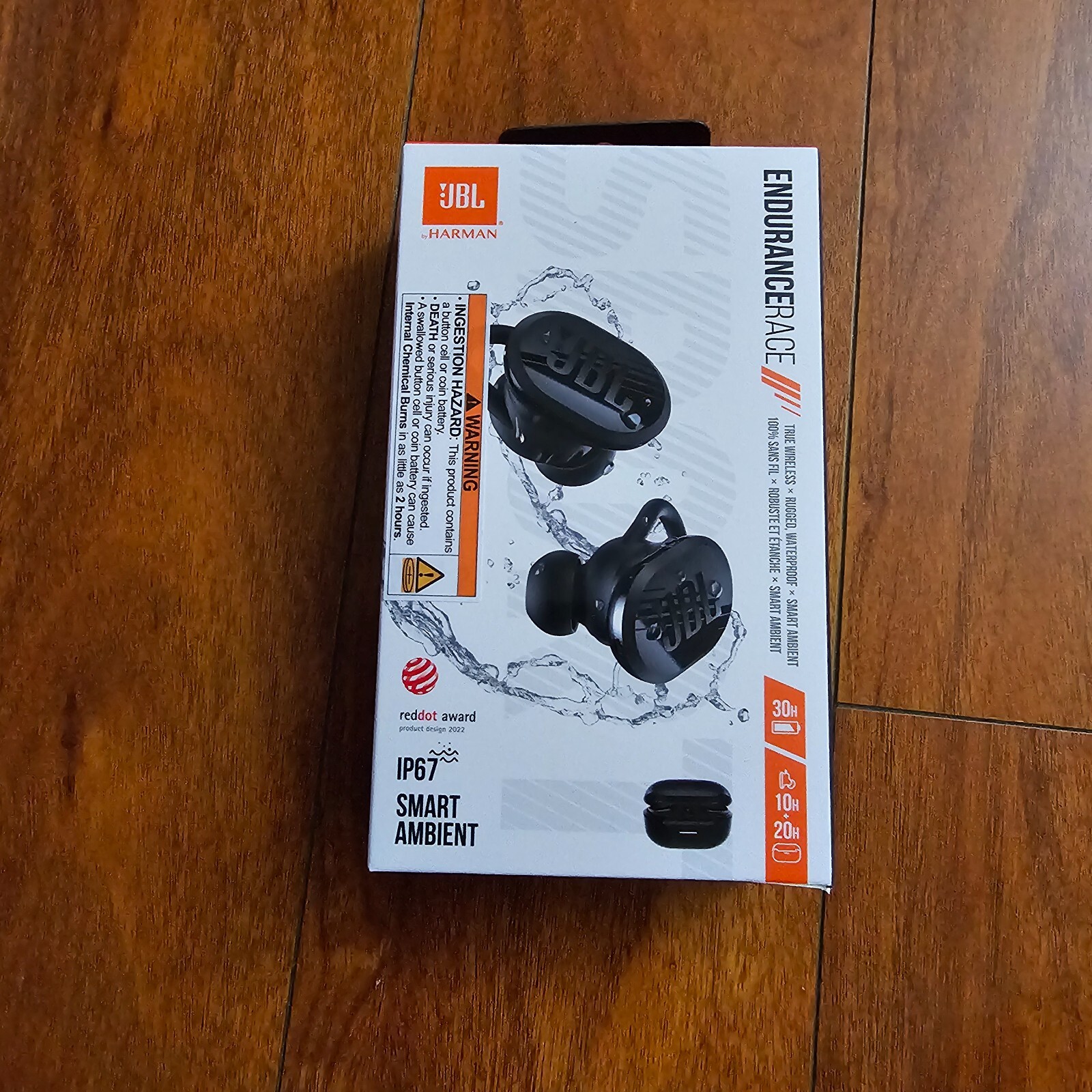JBL Endurance Race TWS True Wireless In-Ear Sport Headphones – Black