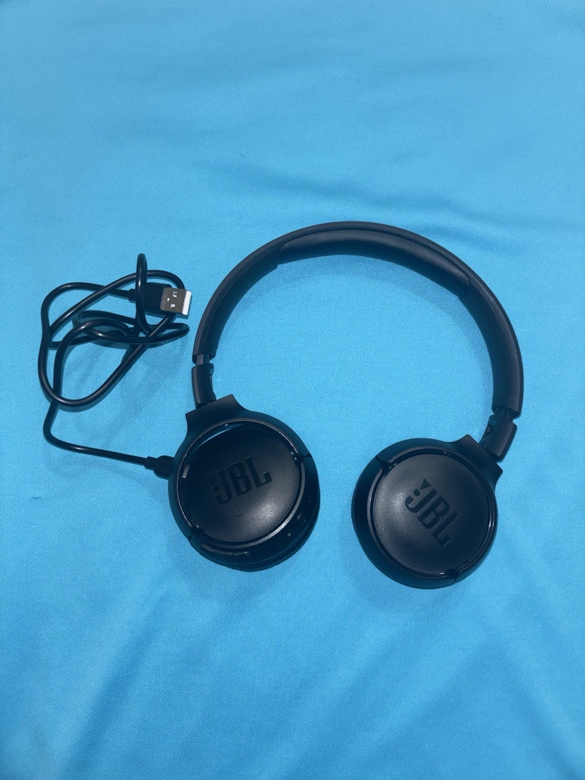 JBL TUNE 750BTNC Black Headband Over-Ear USB Wired Double Earpiece Headphones