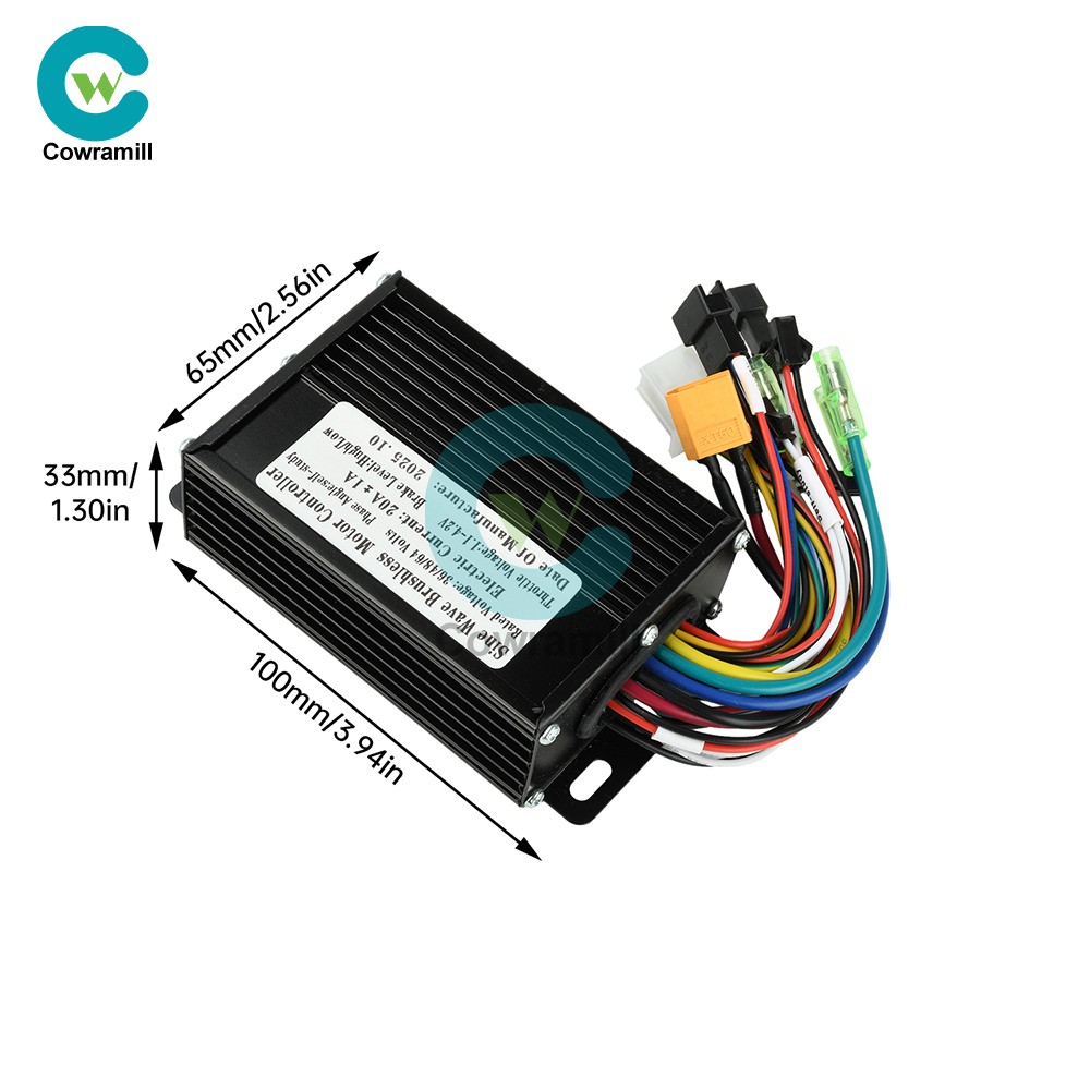 15PCS 36V 48V 20A Sine Wave Brushless Motor Controller 350W-500W