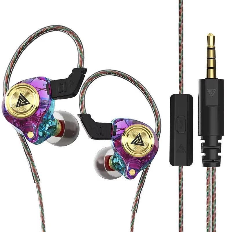 QKZ AK3 Wired Earphones HiFi Bass Headset with Microphone