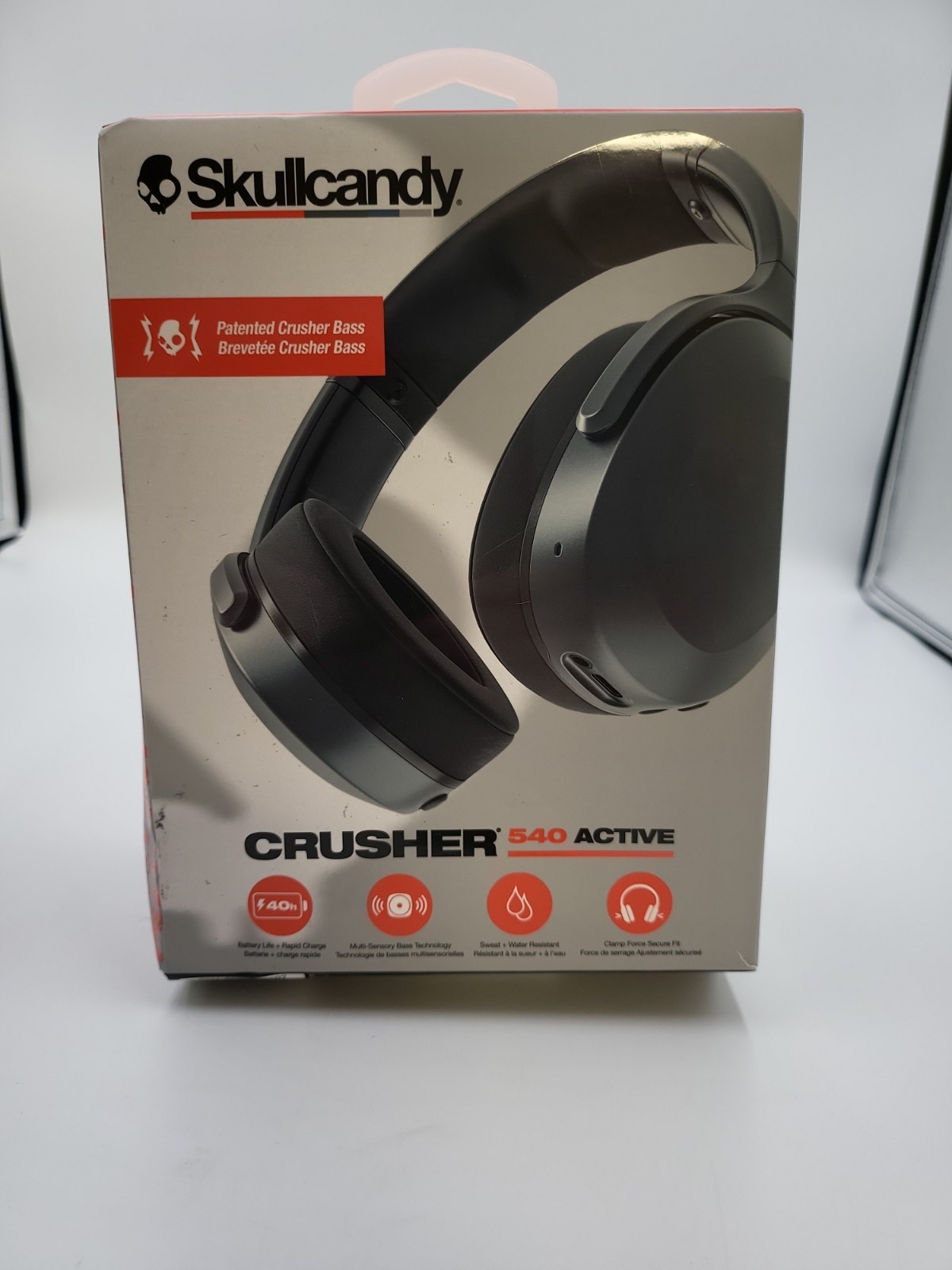 Skullcandy – Crusher 540 Active Wireless Over-Ear Headphones – Coal