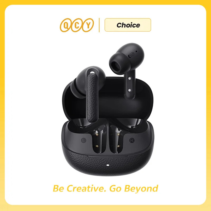 QCY Buds ANC Wireless Earbuds -45dB Noise Cancelling 6 Mics 25H Bluetooth 5.4
