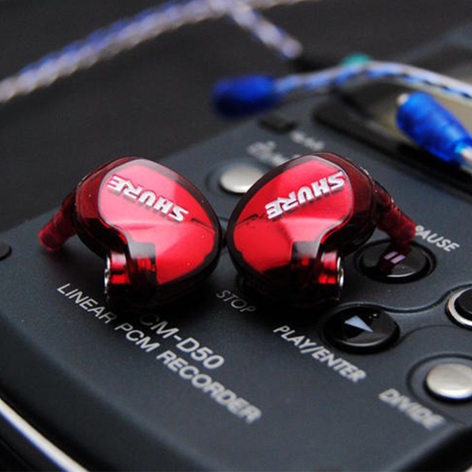 Shure SE535 HiFi Sound Isolating Monitoring Earphone 3.5mm Cable SE 535 IEMs