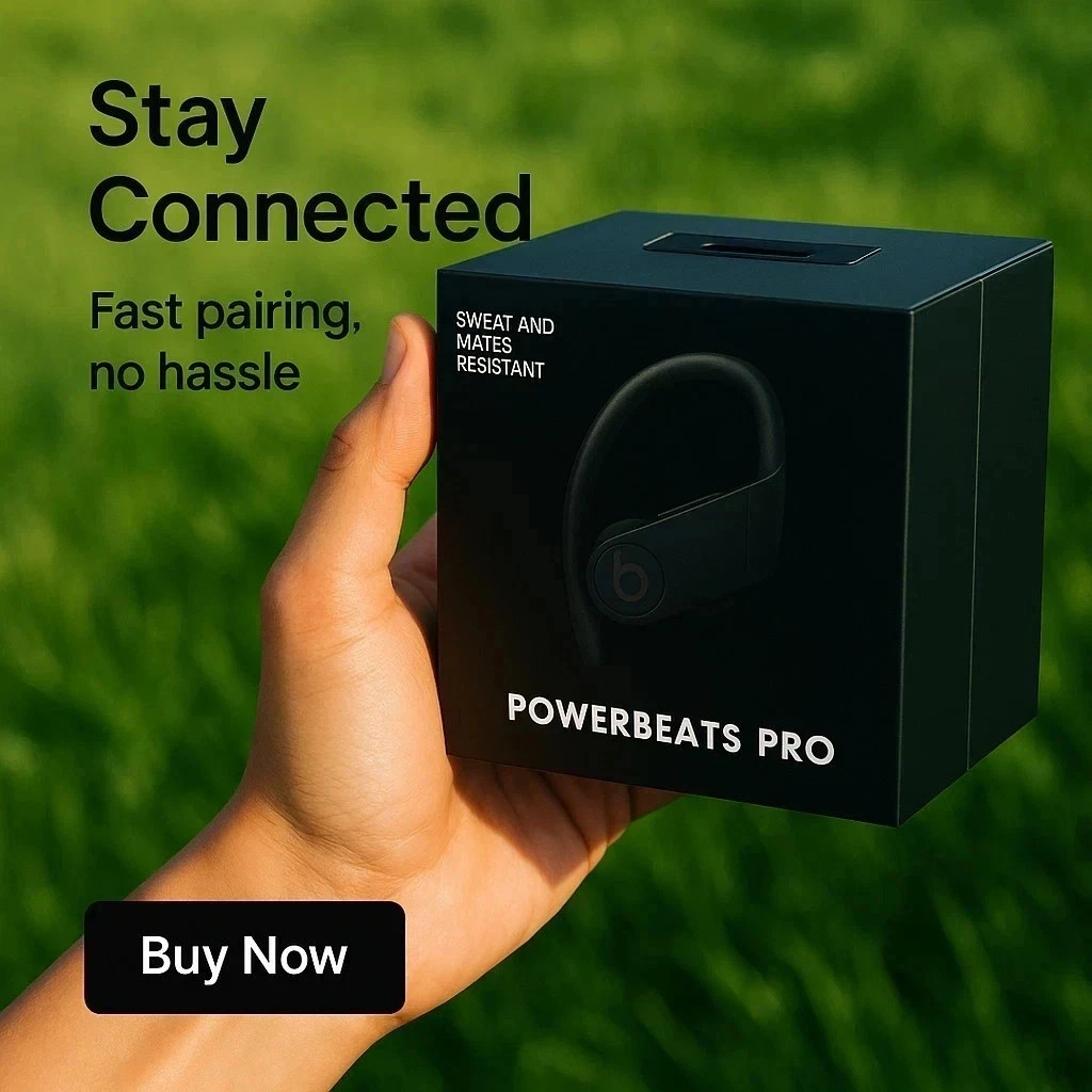 Beats by Dr. Dre Powerbeats Pro In Ear Wireless Headphones – Black