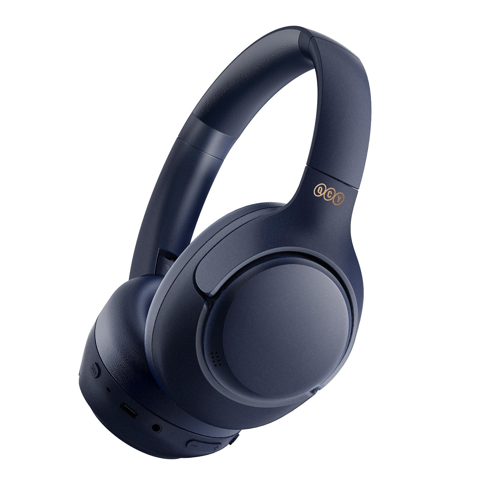 Active Noise Cancelling Bluetooth Headphones, 60H Playback, Hi-Res Audio, Custom