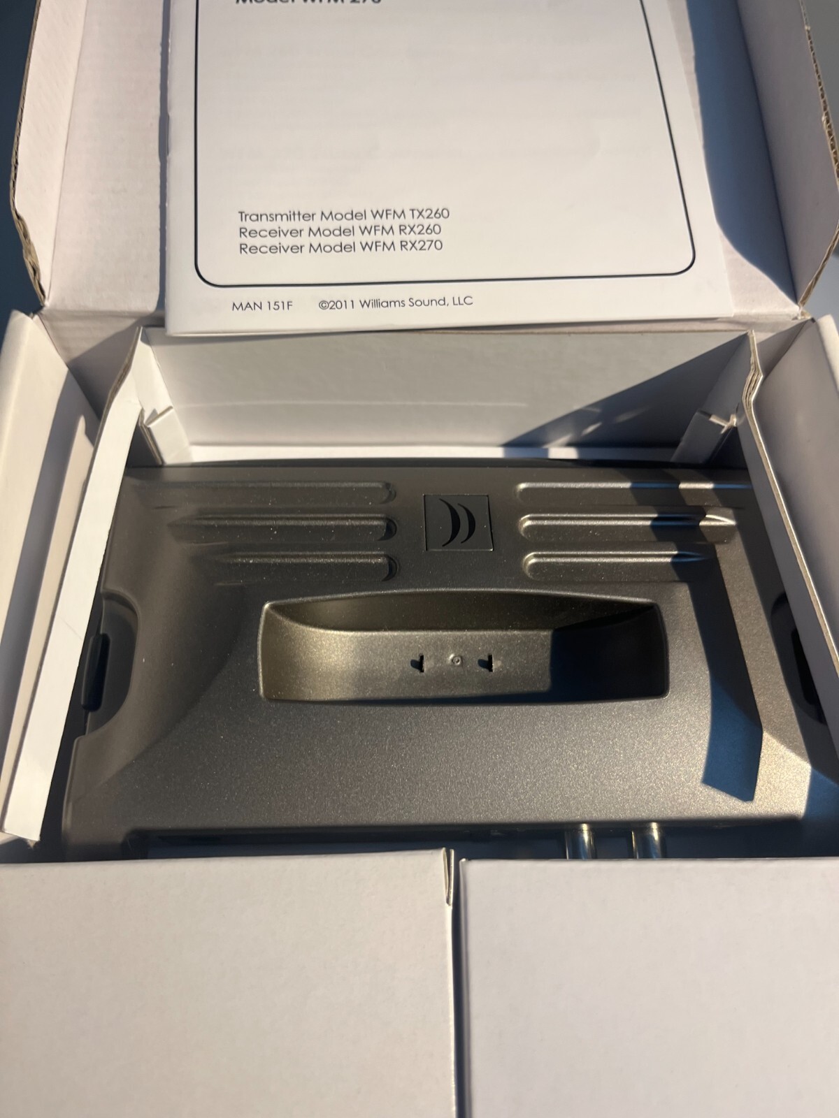 Williams Sound Plus Under the Chin Receiver WFM270 Headphones