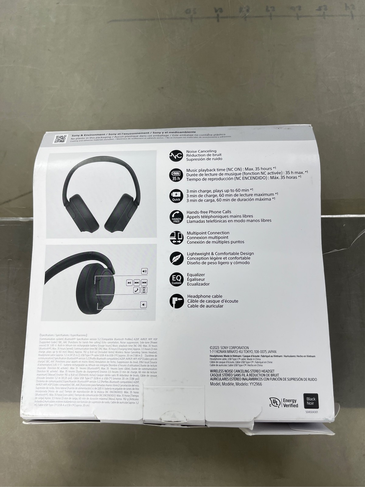 Sony Wireless Over The Ear Wireless Noise Canceling Headphones 1